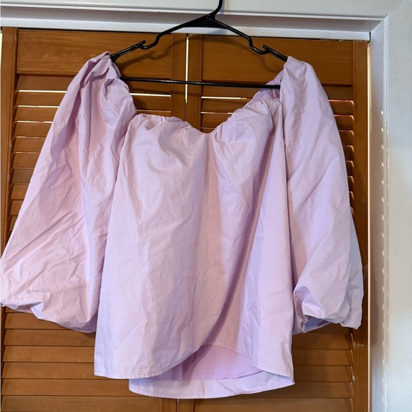 Anthropologie Light Purple Blouse - Picture 2 of 6